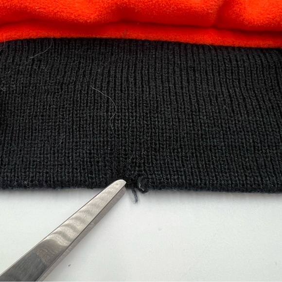 Vintage 70’s Elk‎ Mont MA-1 flight jacket size L black and orange. Ribbed collar - Picture 14 of 15